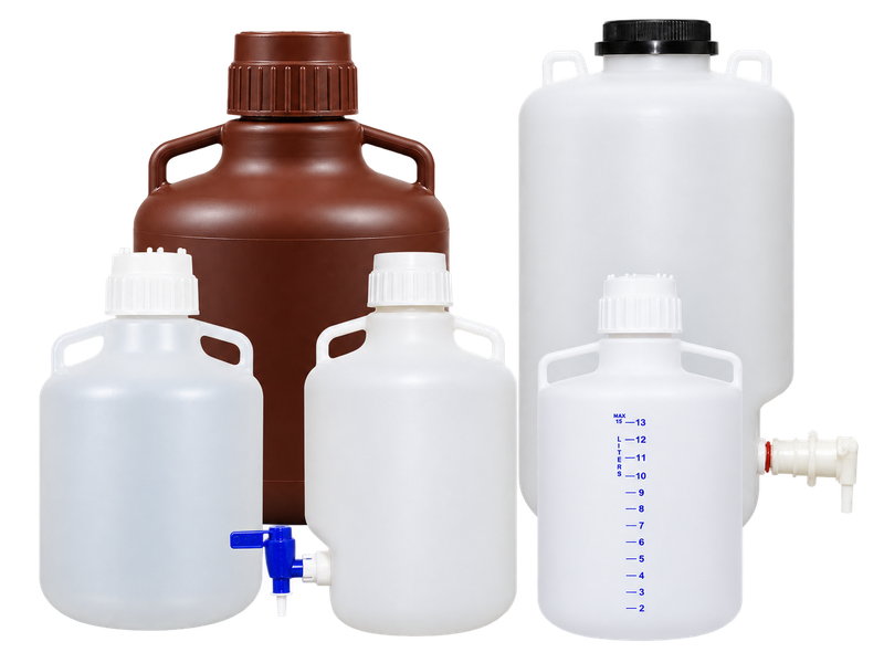 Bình carboy phòng thí nghiệm bằng HDPE và PP