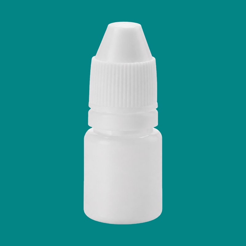 Frasco cuentagotas de LDPE con tapón con precinto de seguridad — 2 mL — SKU 82043