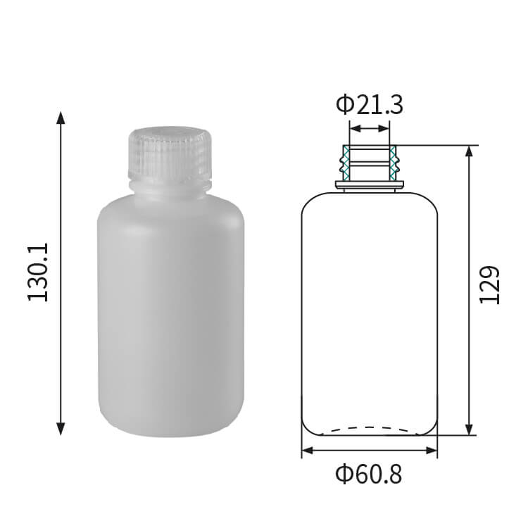 Botol Reagen Mulut Sempit 250ml