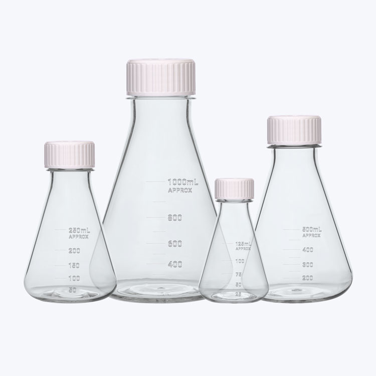 Fiole erlenmeyer plastique en polypropylène (PP), LAB-ONLINE® - Materiel  pour Laboratoire