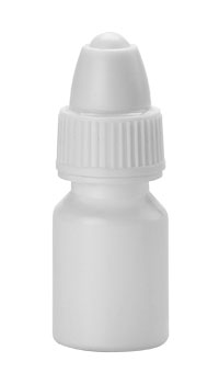 White Plastic Dropper Bottles with Screw Cap